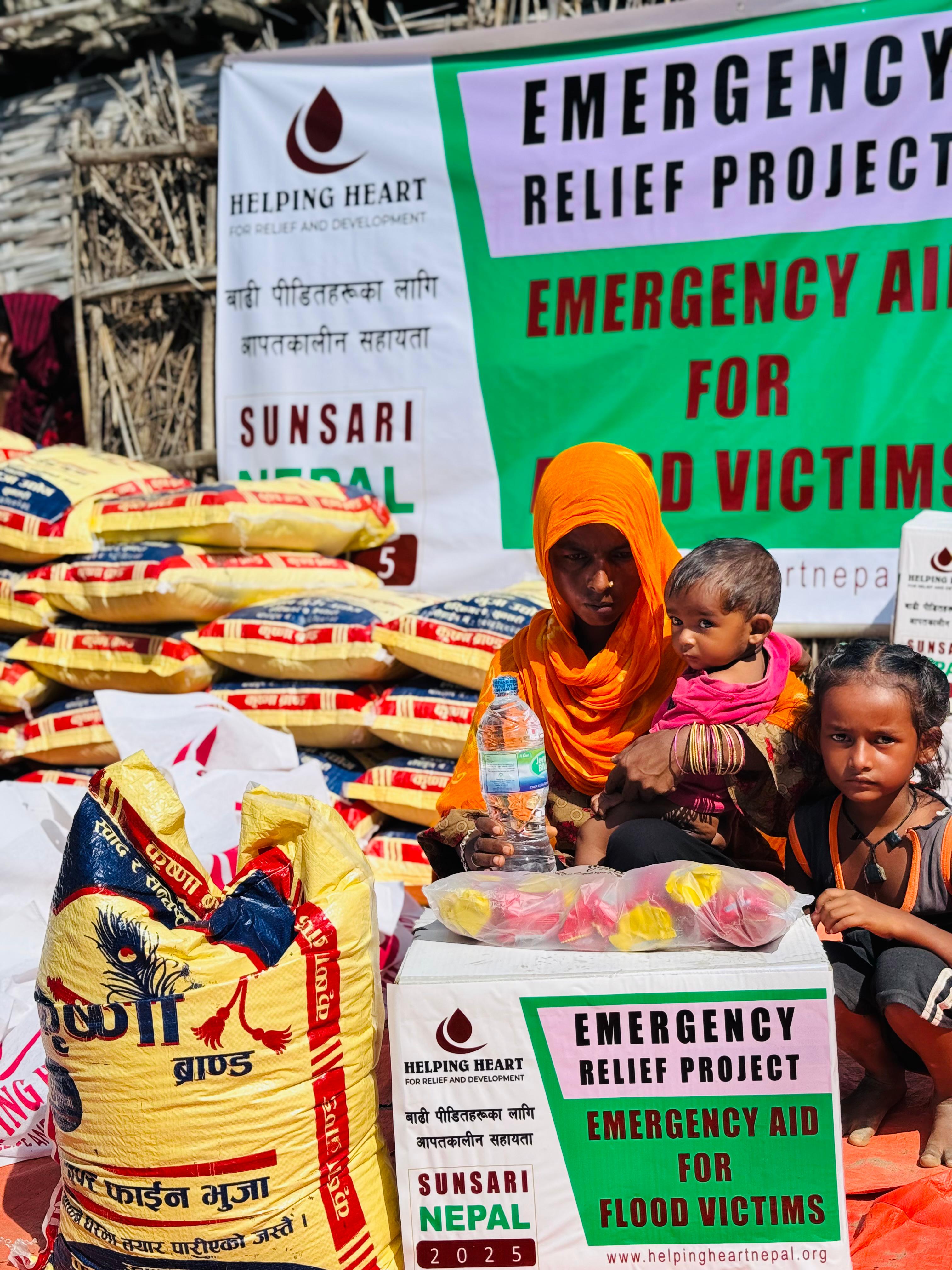 Helping Heart Nepal Delivers Critical Aid to Flood Victims in Sunsari